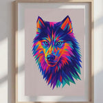 Video preview of bold, geometric WPAP pop art pet portraits made from your photo