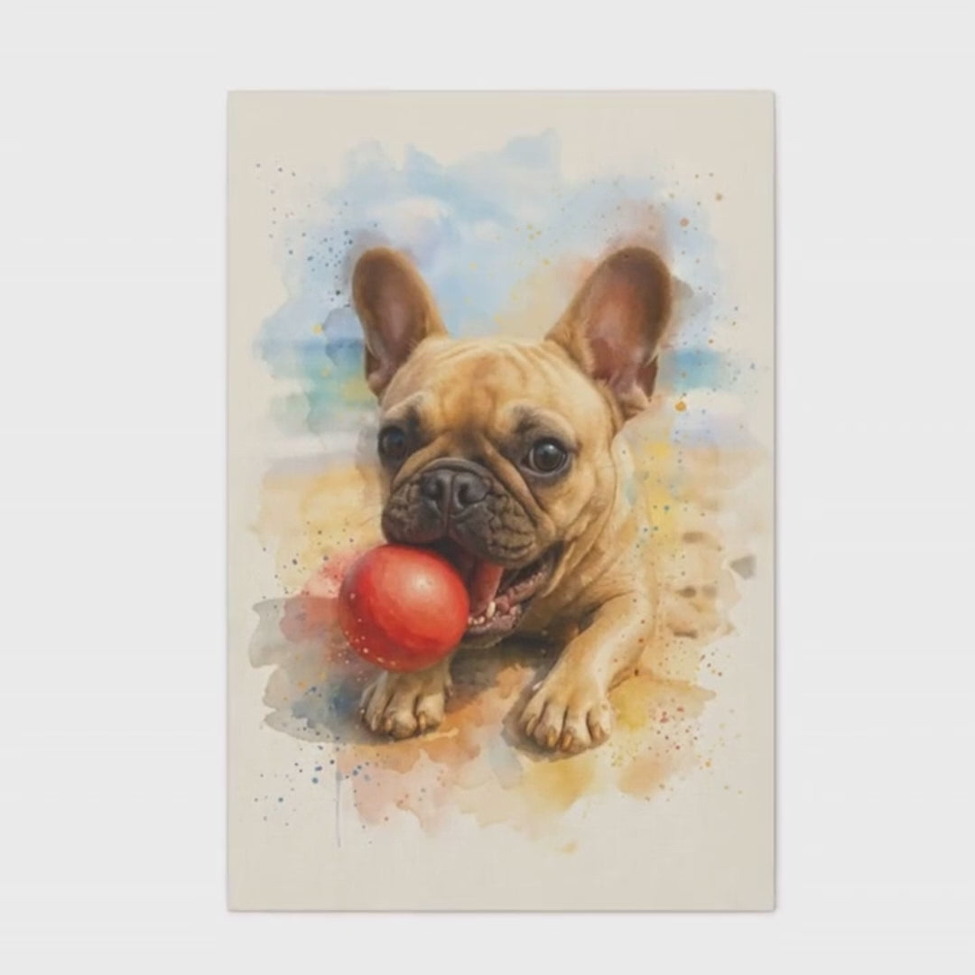 Video preview of soft watercolor portraits made from your photo